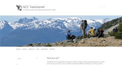 Desktop Screenshot of accvancouver.ca